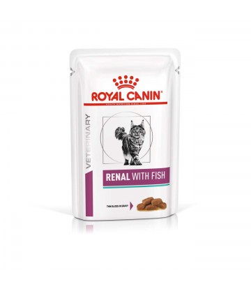 VHN Cat Wet Renal Pescado Pouch 85gr (12uds)
