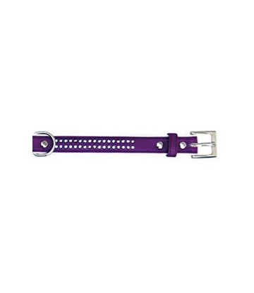 Collar polipiel Brillantes lila 1,9x45cm