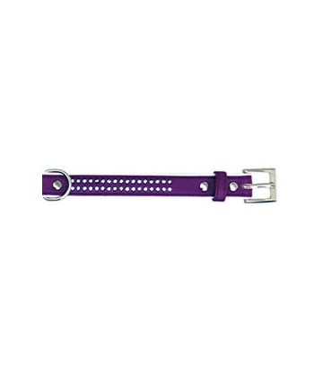 Collar polipiel Brillantes lila 2,5x55cm
