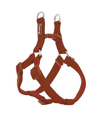Arnés Nylon Basic Tipo A Rojo Teja 15mmx30-50cm