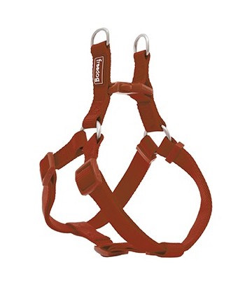 Arnés Nylon Basic Tipo A Rojo Teja 25mmx70-90cm