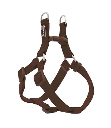 Arnés Nylon Basic Tipo A Marrón 25mmx70-90cm