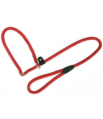 Collar-Tirador Nylon Round Rojo 8x120cm *DX*