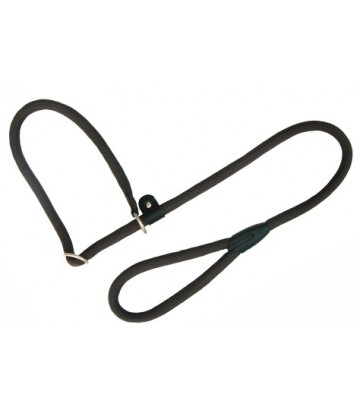 Collar-Tirador Nylon Round Marrón 8x120cm