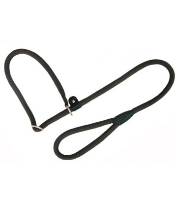 Collar-Tirador Nylon Round Marrón 13x120cm
