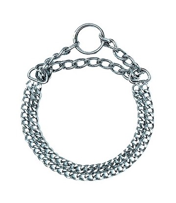 Collar Estrangulador doble cadena 2,5x65cm