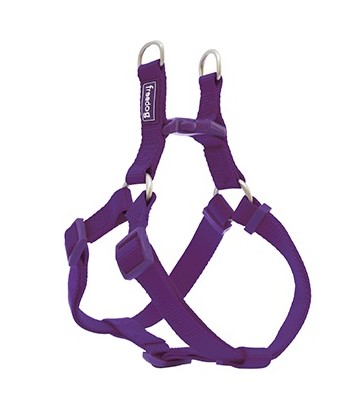 Arnés Nylon Basic Tipo A Lila 15mmx30-50cm