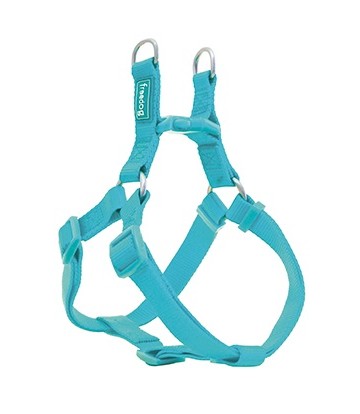 Arnés Nylon Basic Tipo A Turquesa 25mmx70-90cm