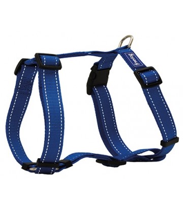 Arnés nylon reflect AZUL 10mm