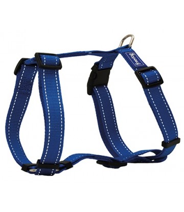 Arnés nylon reflect AZUL 15mm