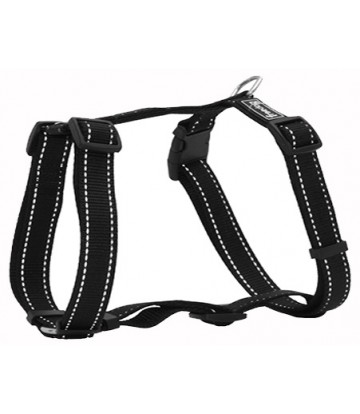 Arnés nylon reflect NEGRO 10mm