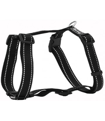 Arnés nylon reflect NEGRO 20mm