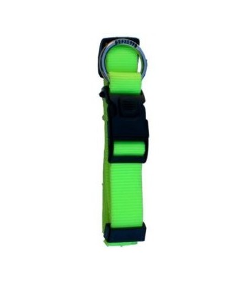 Collar Nylon Neon Verde Fluor 15mm