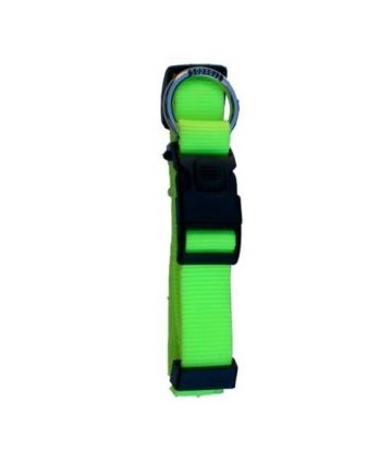 Collar Nylon Neon Verde Fluor 20mm