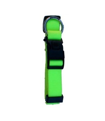 Collar Nylon Neon Verde Fluor 25mm