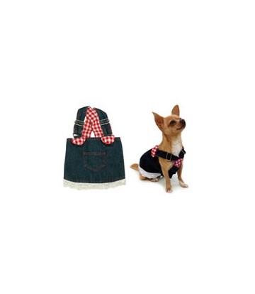 Falda Tirantes Oscura T-40cm