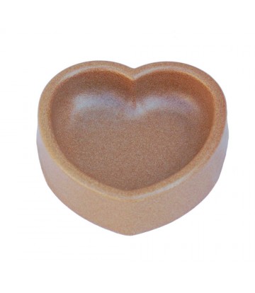 Bowl Bamboo Heart Marrón