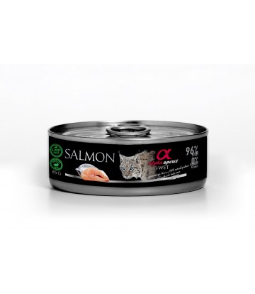 Alpha Spirit Wet Cat Salmon 85Gr (18Uds)
