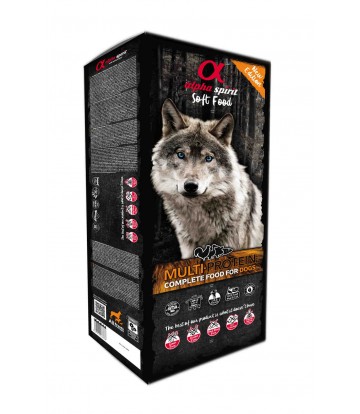 Alpha Spirit Alimento Semihúmedo Multiprotein 9kg (caja)