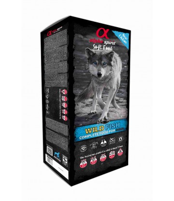 Alpha Spirit Alimento Semihúmedo Wild Fish 9kg (caja)
