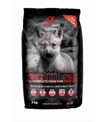Alpha Spirit Alimento Semihúmedo Puppies 3kg (saco)