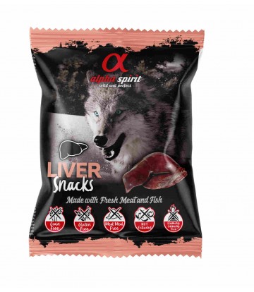 Alpha Spirit Snack de Hígado 50gr (24uds)