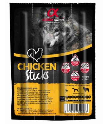 Alpha Spirit Barritas de Pollo Ristra 4 barritas (16uds)