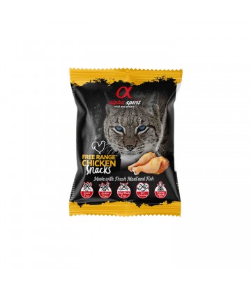 Alpha Spirit Snack de Ave de Corral para Gatos 50gr (24uds)