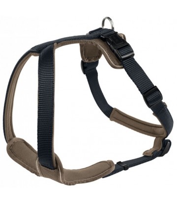Harness Neopren S 45-57 cm, 15 mm Nylon navy/Neoprene walnut