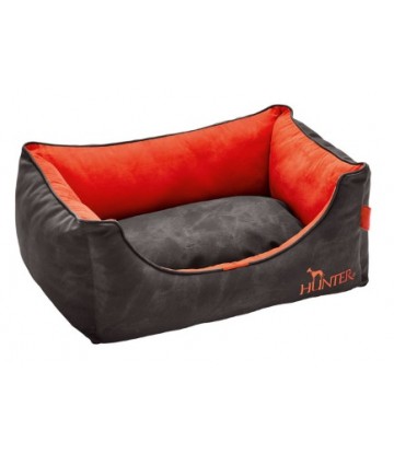 Dog sofa Belfast 80x60 cm anthracite/orange