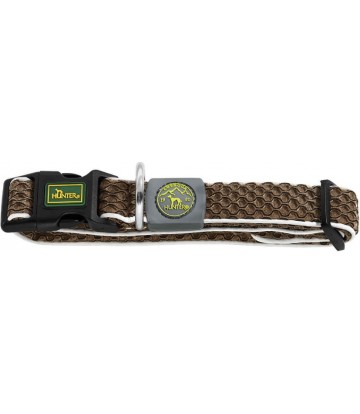 Collar Hilo Vario Basic L mesh, brown 40-60 cm