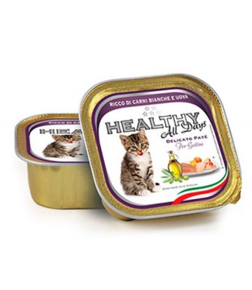 CAT HAD Paté Kitten Carne BL-Huevo 100g Tar (32ud)