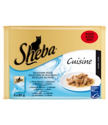 Sheba Pescado En Salsa 4X85Gr (13Uds)