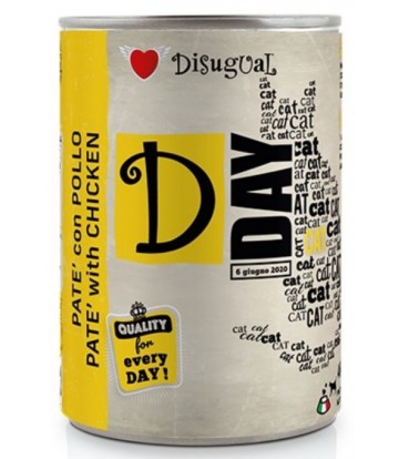 D-Day Cat Wet Pollo 400gr (6uds)