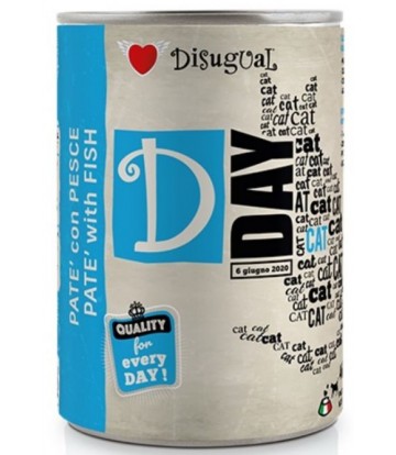 D-Day Cat Wet Pescado 400gr (6uds)