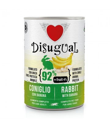 Fruit Dog Wet Conejo Con Banana 400gr (6uds)