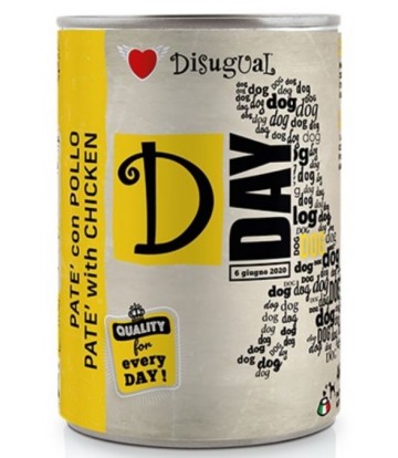 D-Day Dog Wet Pollo 400gr (6uds)