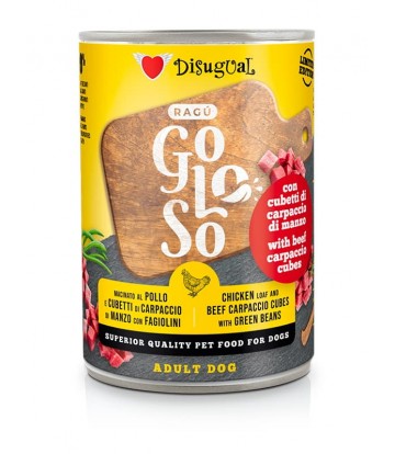 Goloso Ragú Carpaccio de Pollo con Judías Verdes 400gr (6uds)