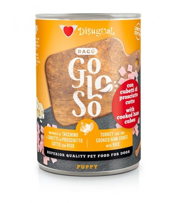 Goloso Ragú Puppy Jamón de Pavo y Arroz 400gr (6uds)