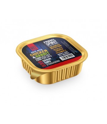 Primal Wet Cat Chicken and Rabbit 100gr (32uds)