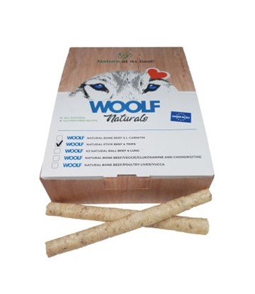 W Naturals Palitos Ternera y Tripa 22cm - 18gr 50uds/caja