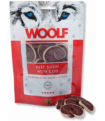 Woolf Beef Sushi With Cod 100gr