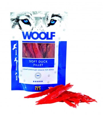 Woolf Soft Duck Jerky Fillet 100Gr