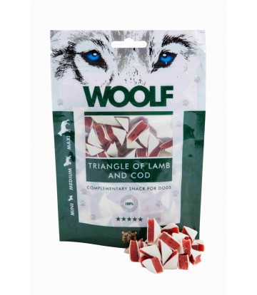 Woolf Lamb and Cod Triangle 100gr