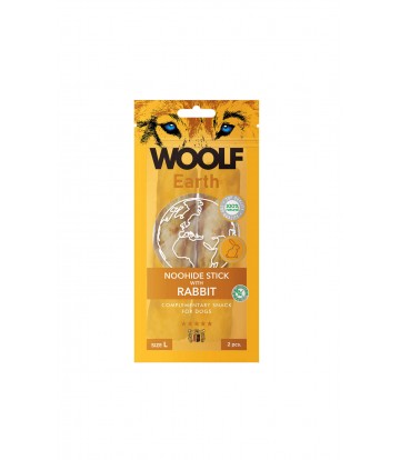 Woolf Earth Sticks with Rabbit L 85gr (10uds)