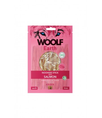 Woolf Earth Sticks with Salmon S 90gr (10uds)