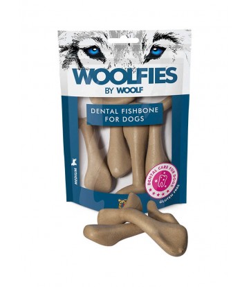 Woolfies Fishbone M 4pz 228gr
