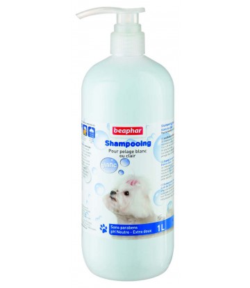 Champu Perro Pelo Blanco 1lts