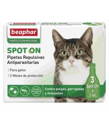 Pipetas Repulsivas Antiparasitarias Gato 3x1ml